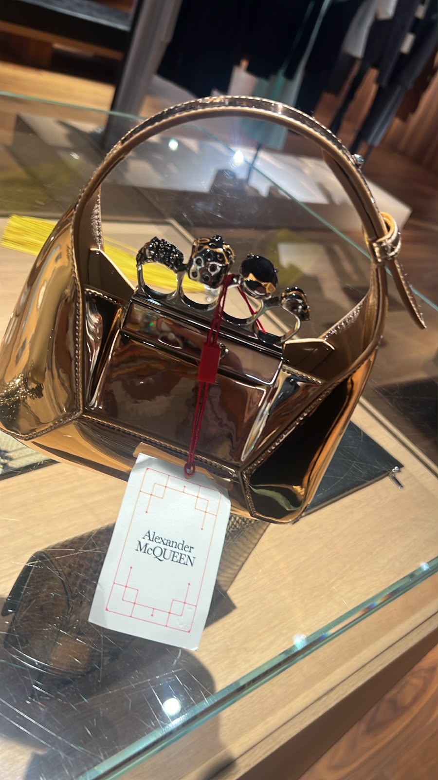 Four-Ring Mini Hobo Bag