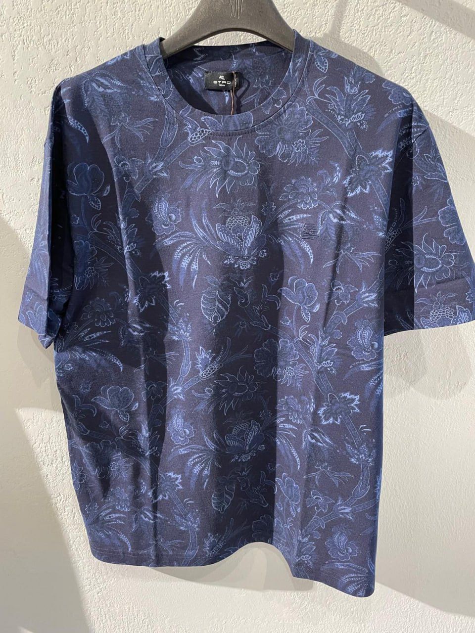 Floral Print Cotton T-Shirt