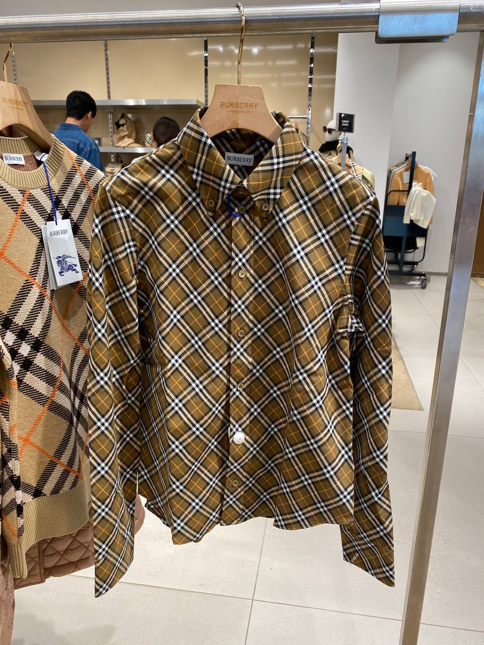 Vintage Plaid Button-Down Shirt