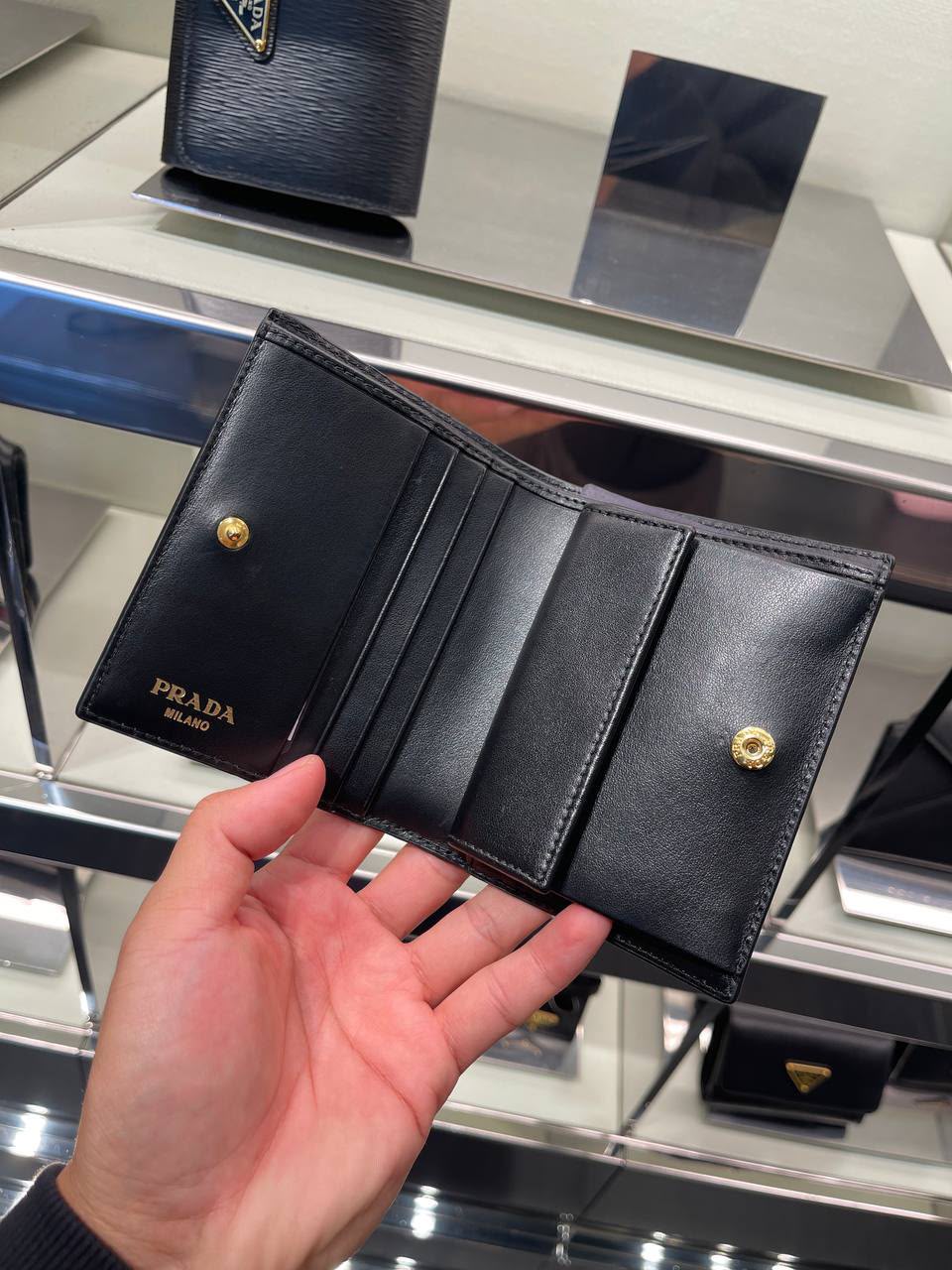 Small Saffiano Leather Wallet