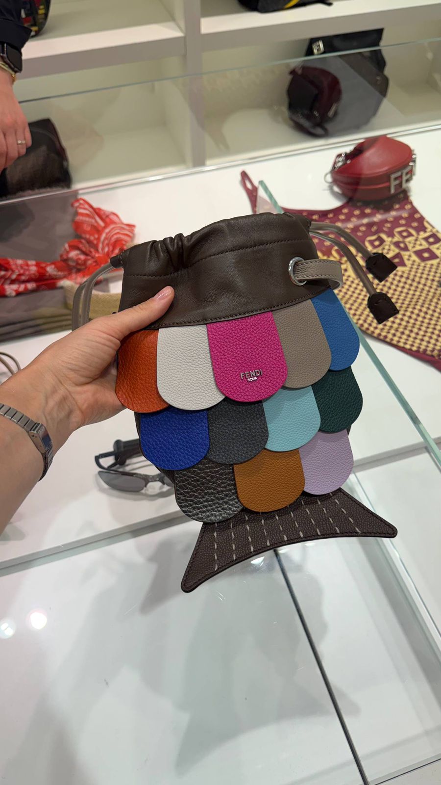 Fendi Fish Pouch