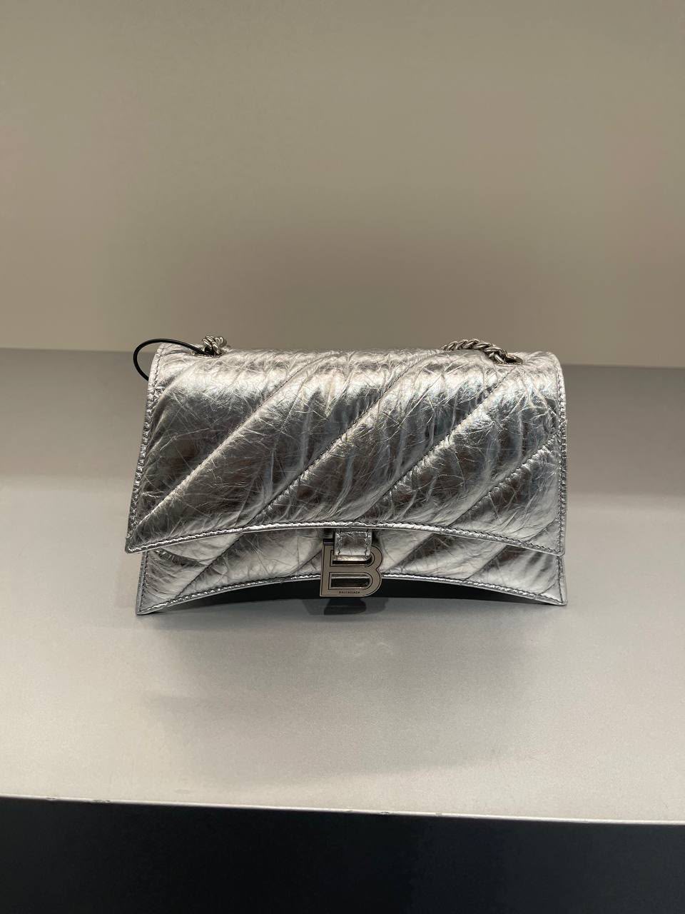 Hourglass Small Quilted Shoulder Bag