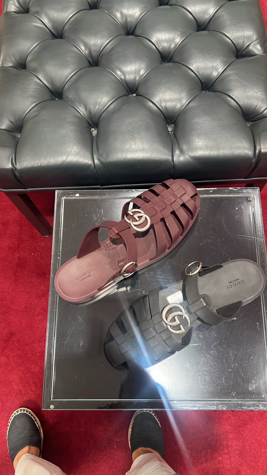 Rubber Buckle Sandals