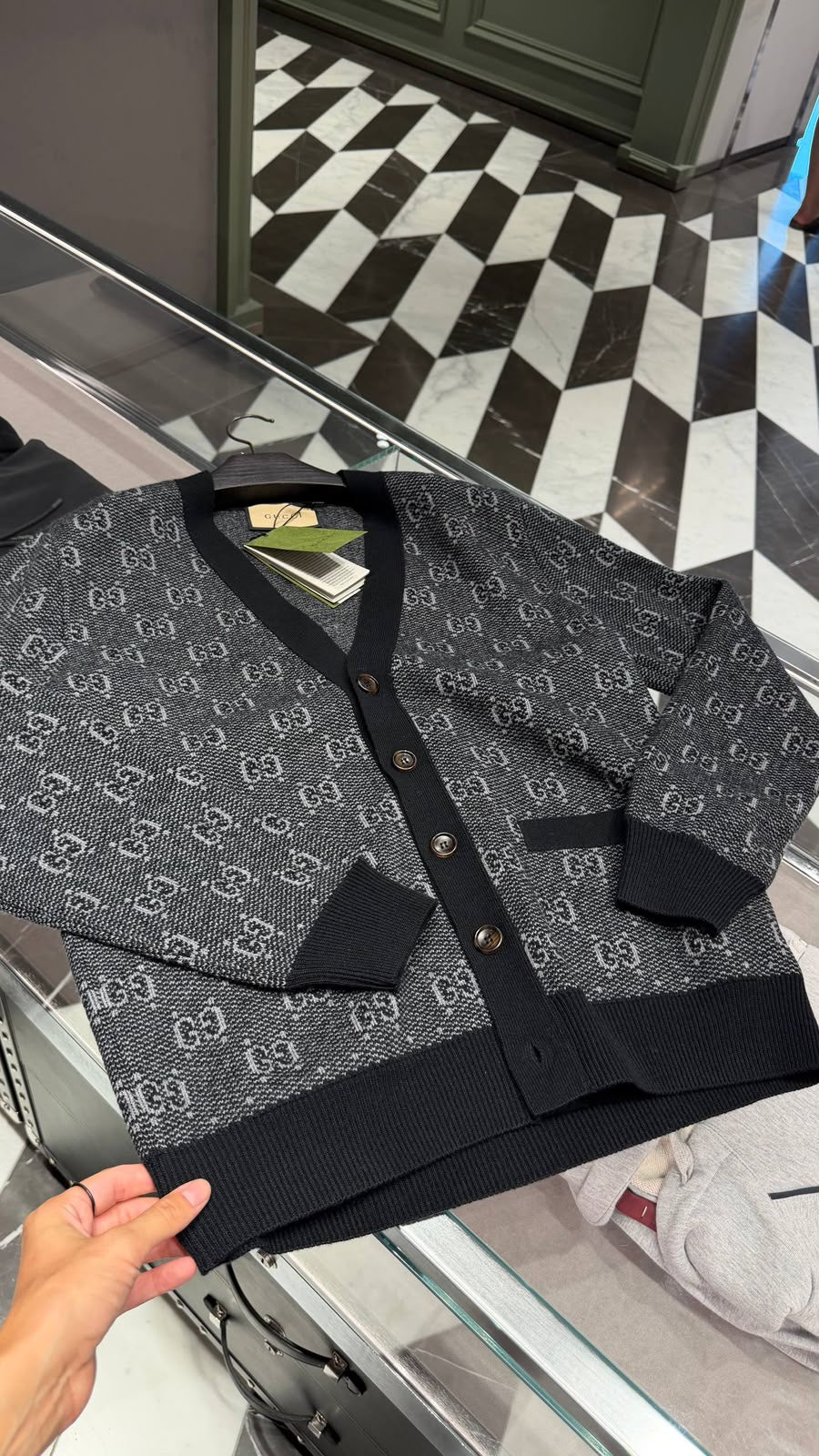 GG Jacquard Cardigan