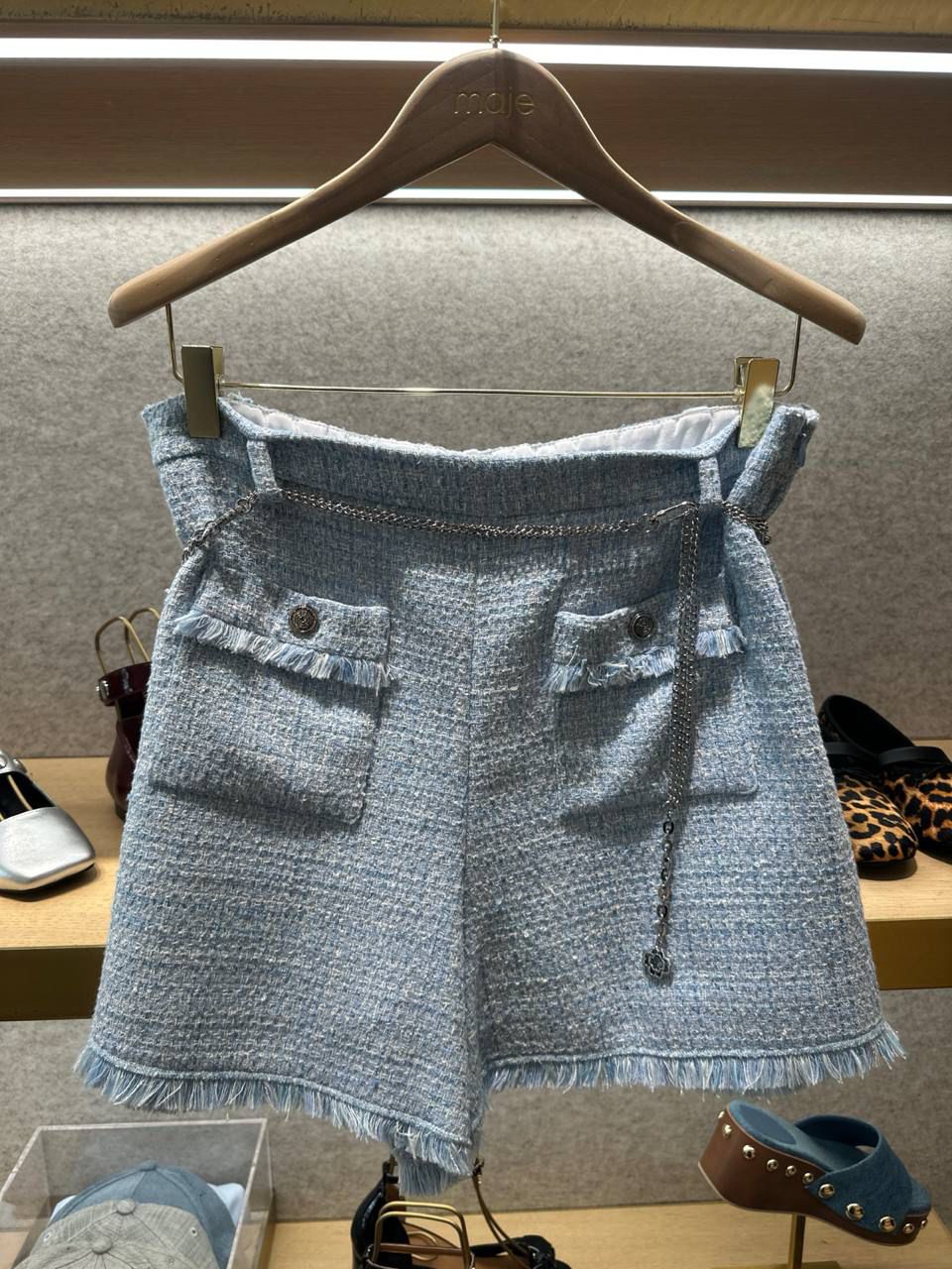 Tweed skort