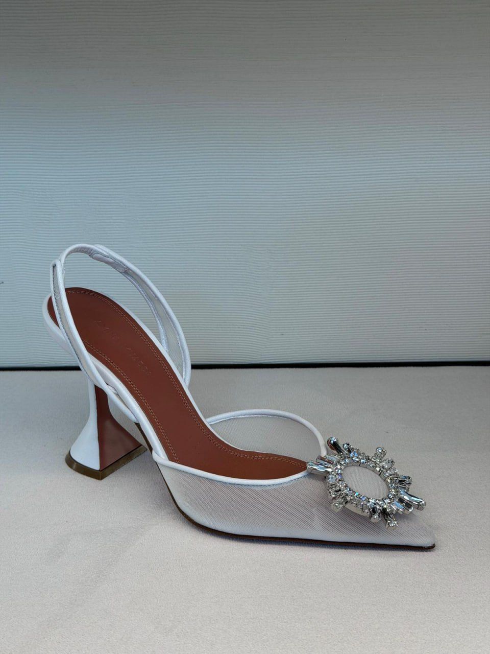 Begum Glass Slingback Pump