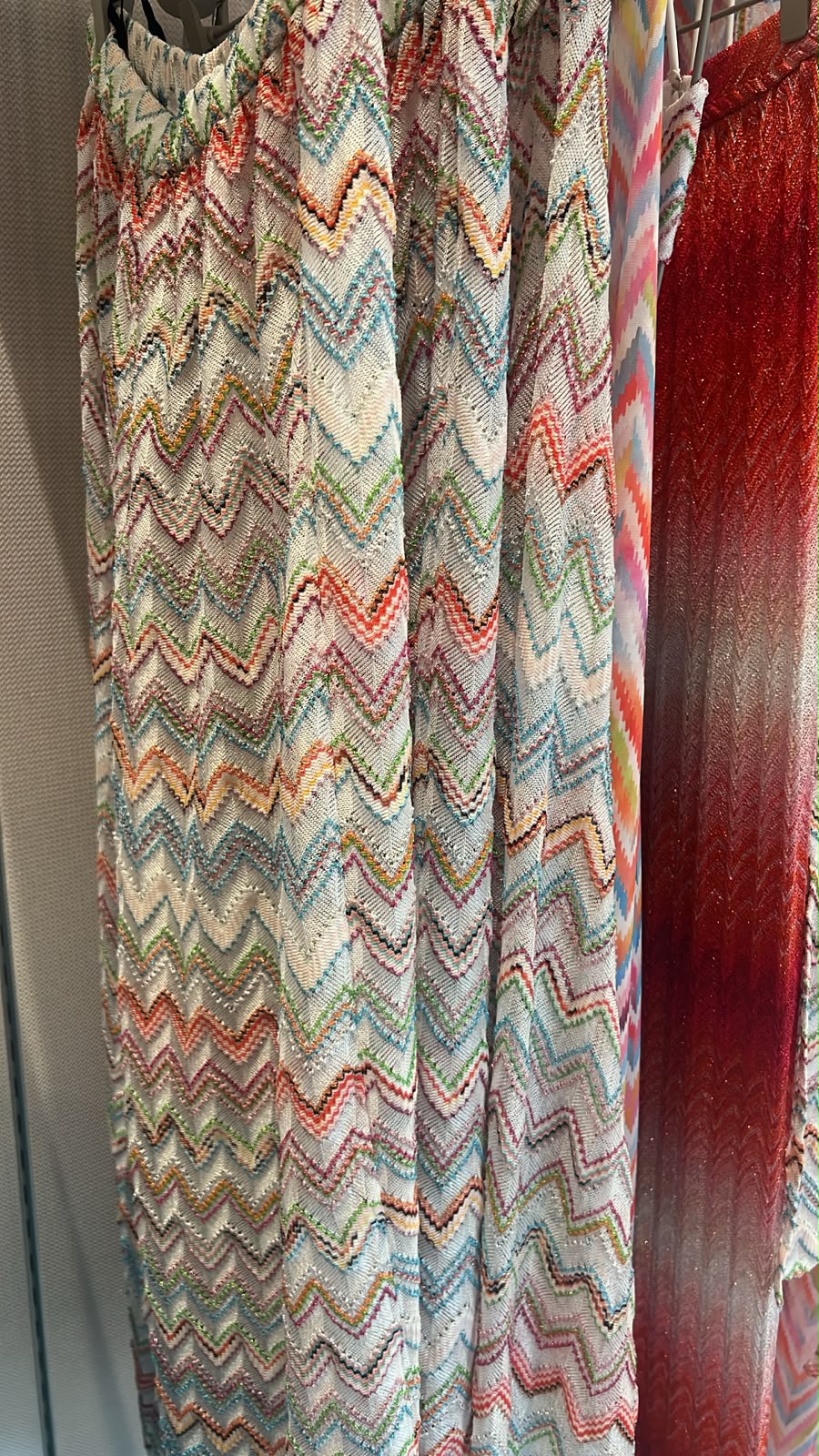 Zigzag Knit Maxi Dress