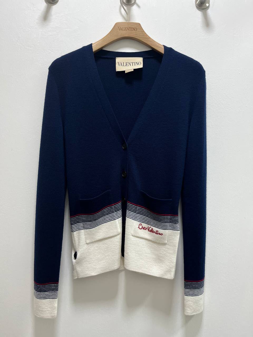 Chez Striped Knit Cardigan