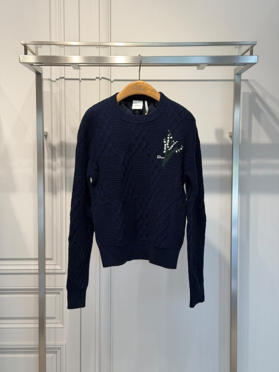 Lily of the Valley Cable-Knit Sweater