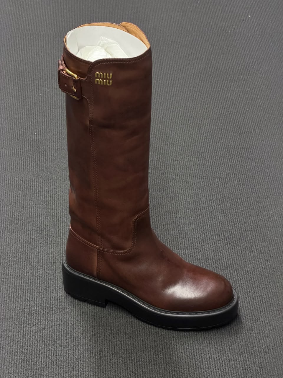 Leather boots