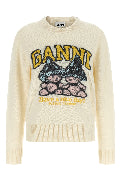 Sweater with intarsia