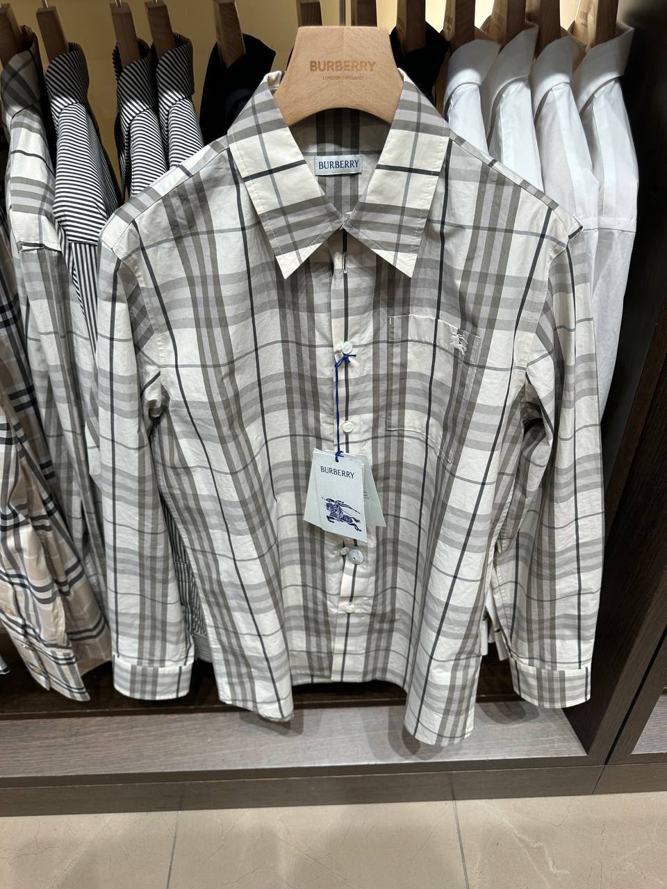 Check Cotton Poplin Shirt