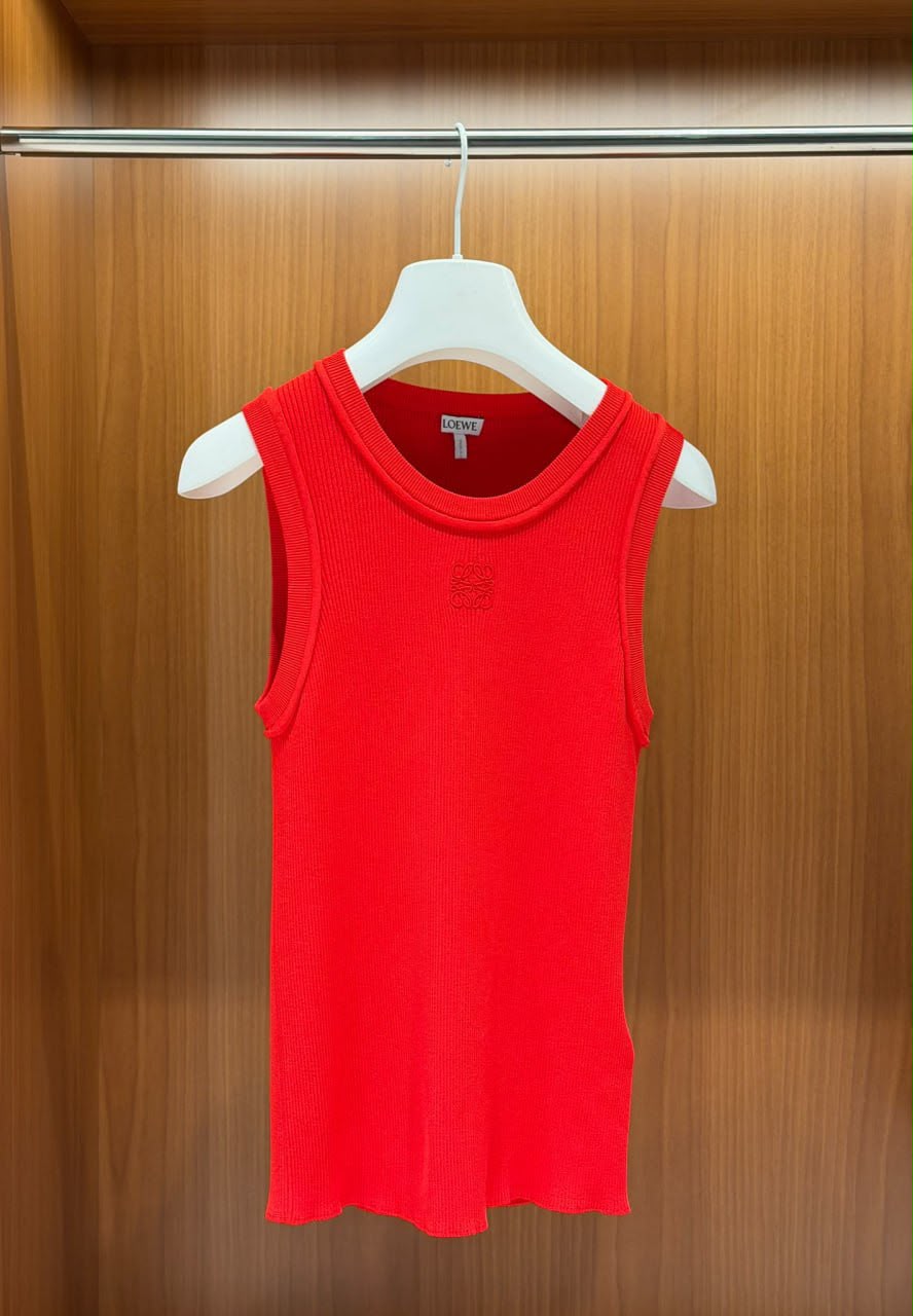 Ribbed Tank Top in Cotton
