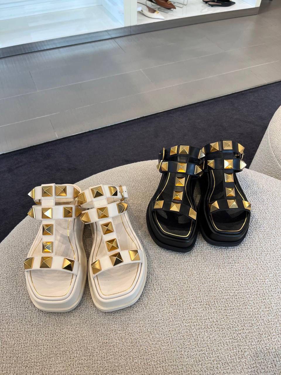 Roman Stud Platform Sandal
