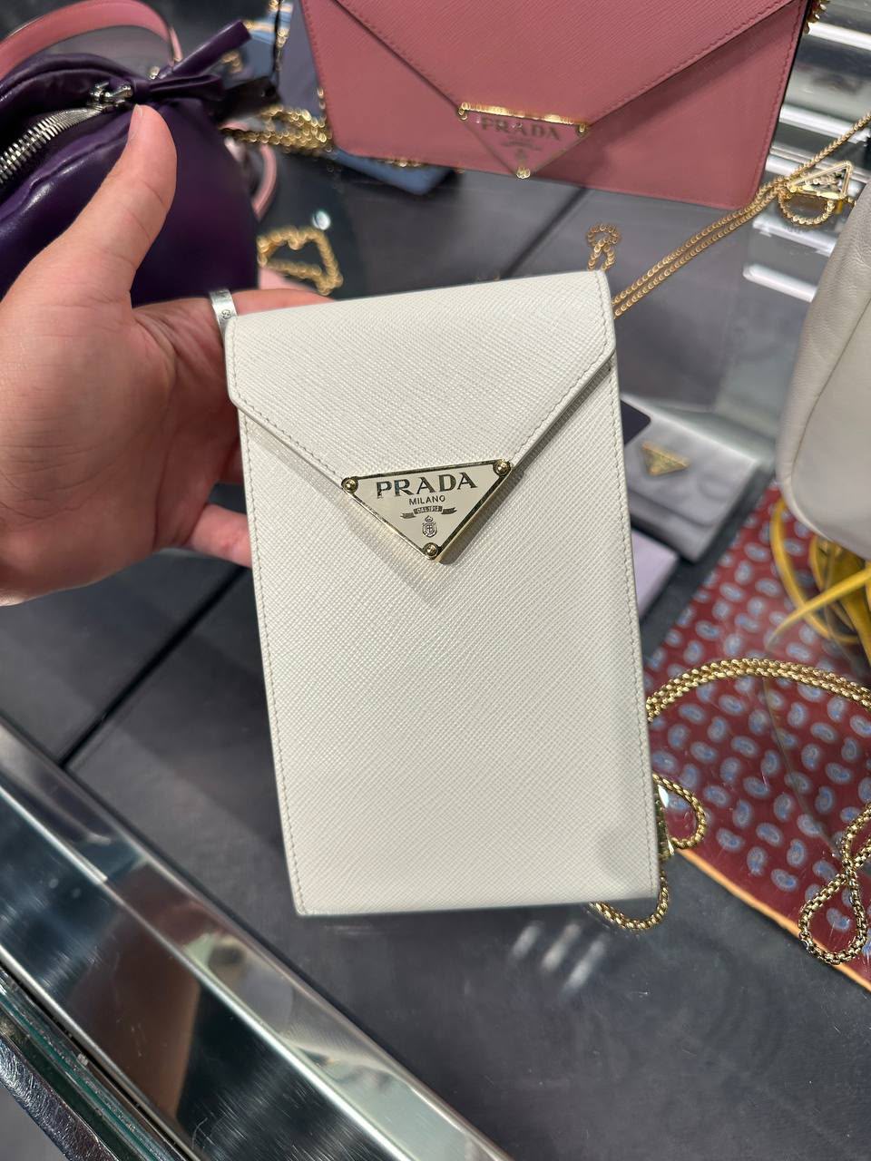 Saffiano Leather Smartphone Case