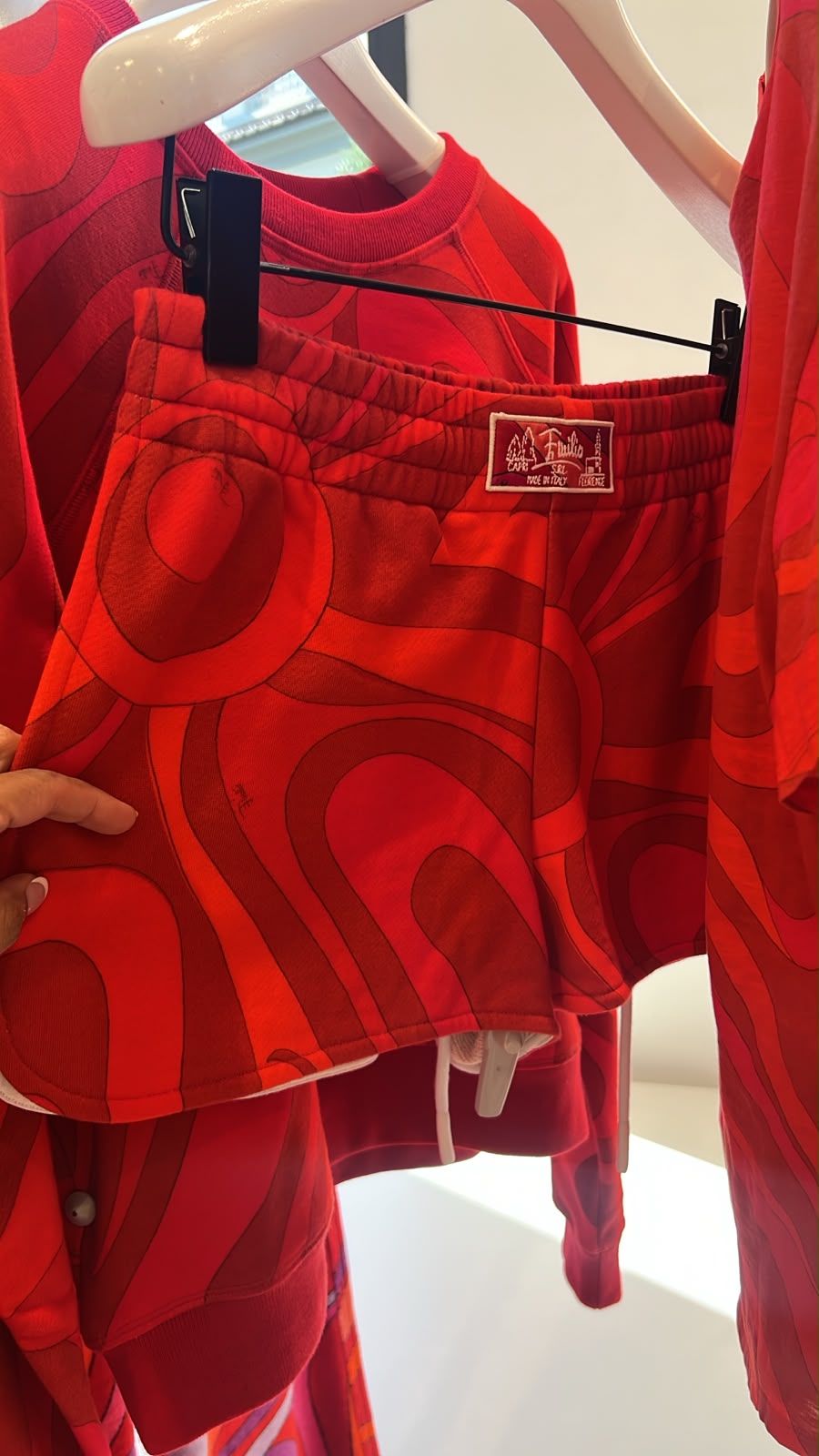 Abstract Print Shorts