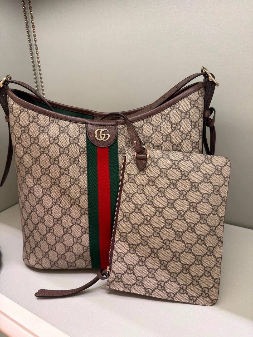 Ophidia GG Large Shoulder Bag