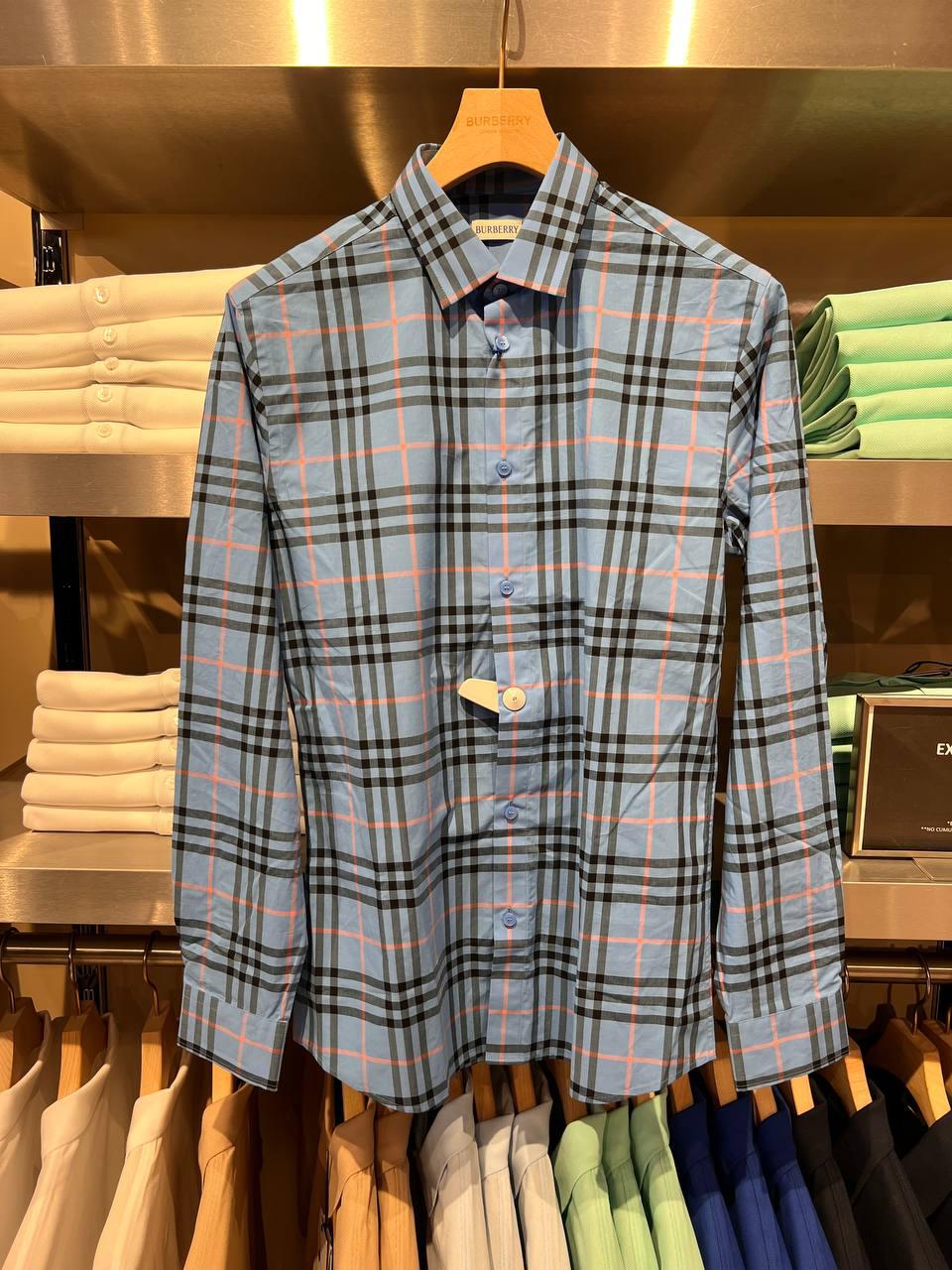 Check Cotton Poplin Shirt