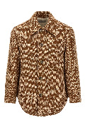 Chevron wool overshirt