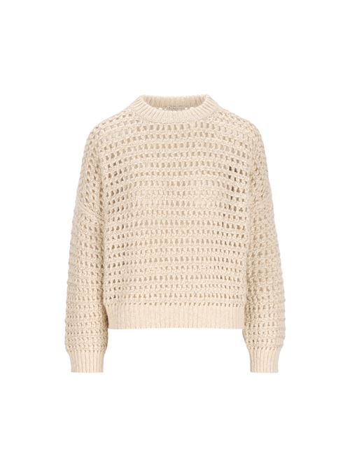 Maglia Donna Traforata con Paillettes