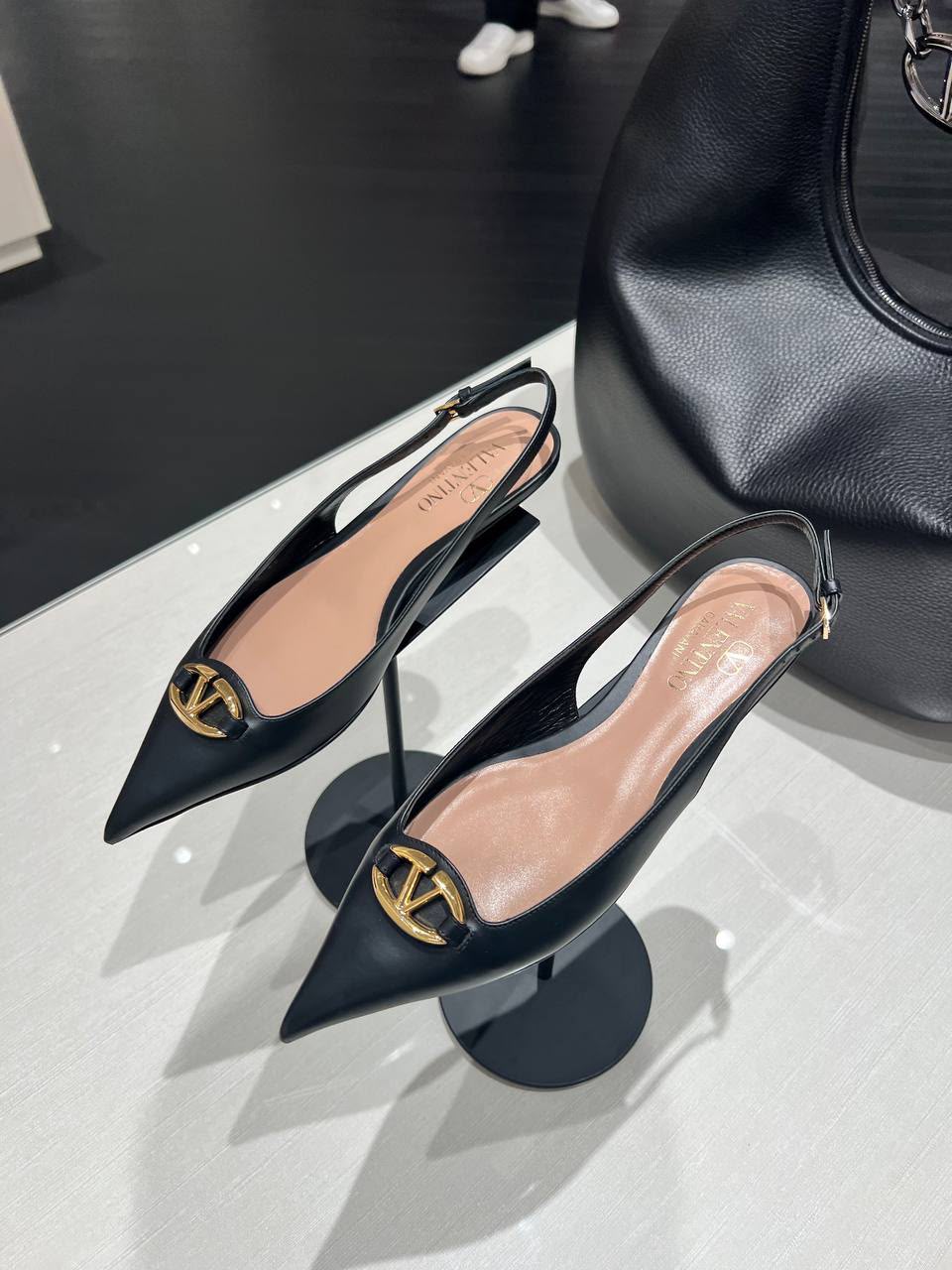 VLogo Signature Slingback Flat