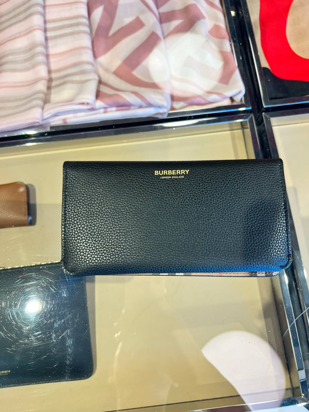 Grainy Leather Continental Wallet