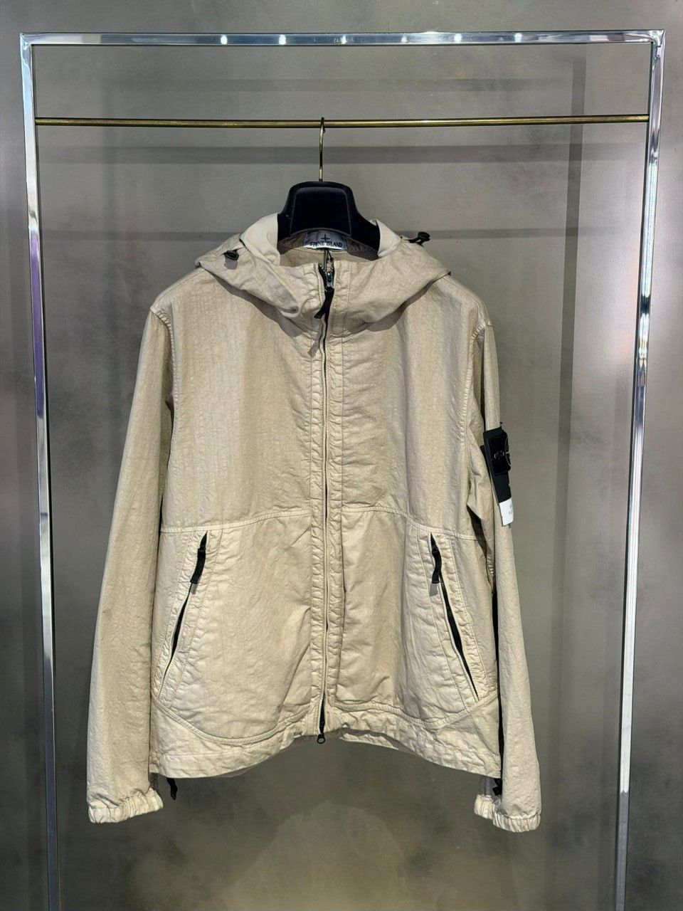 Nylon Metal Hooded Jacket