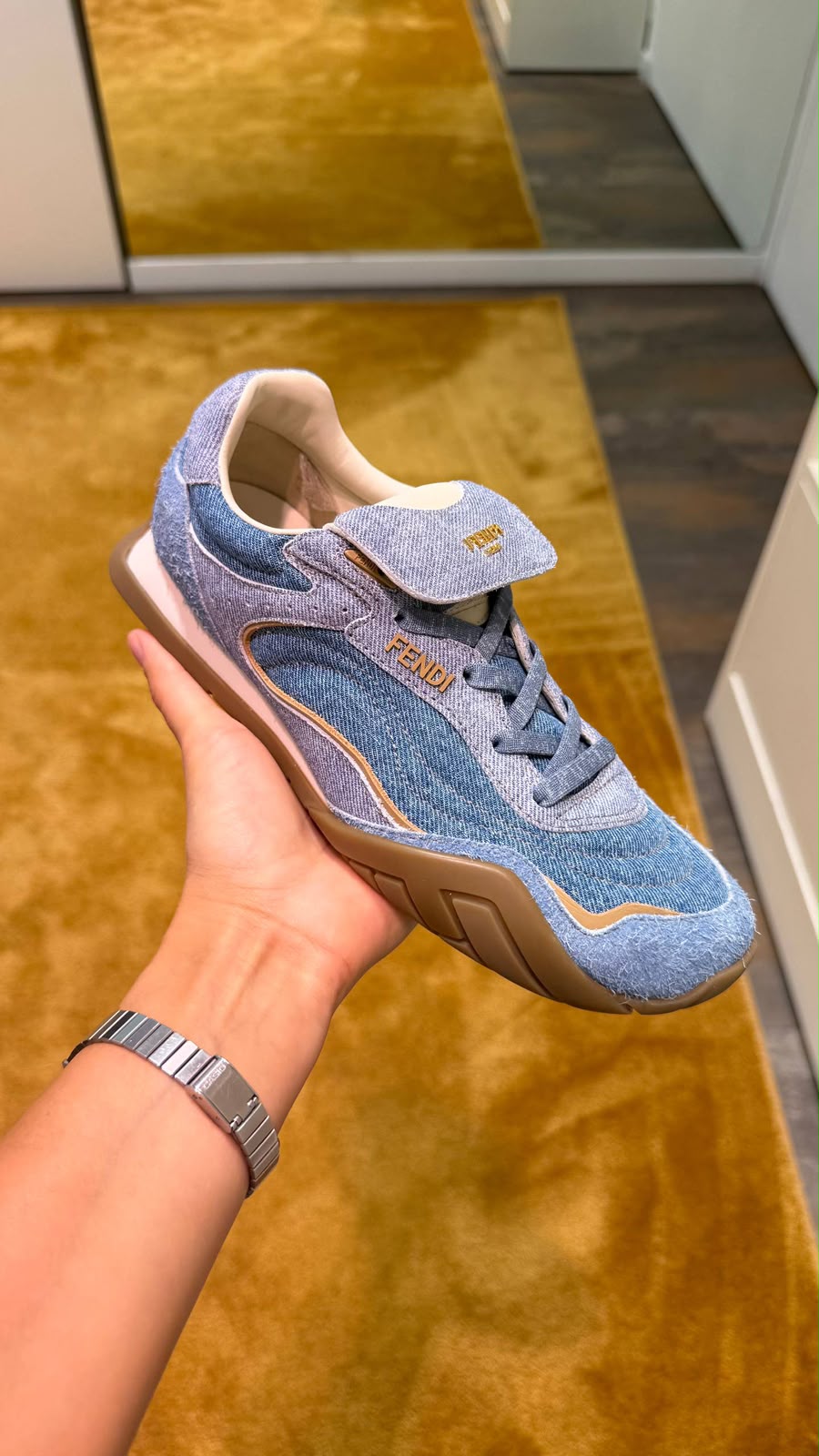 Match Denim Sneakers