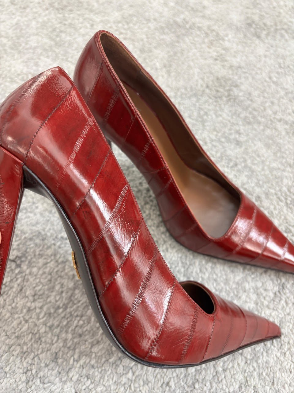 Spazzolato Leather Pumps