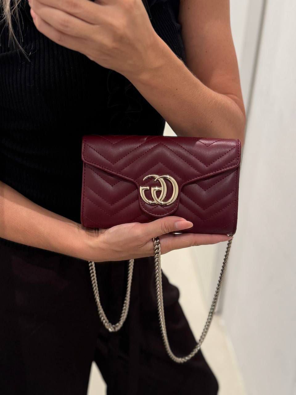 GG Marmont chain wallet