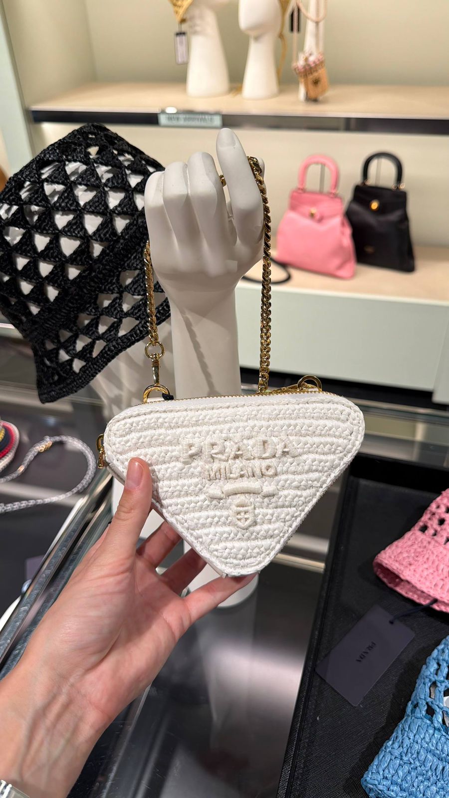 Crochet Triangle Mini Bag