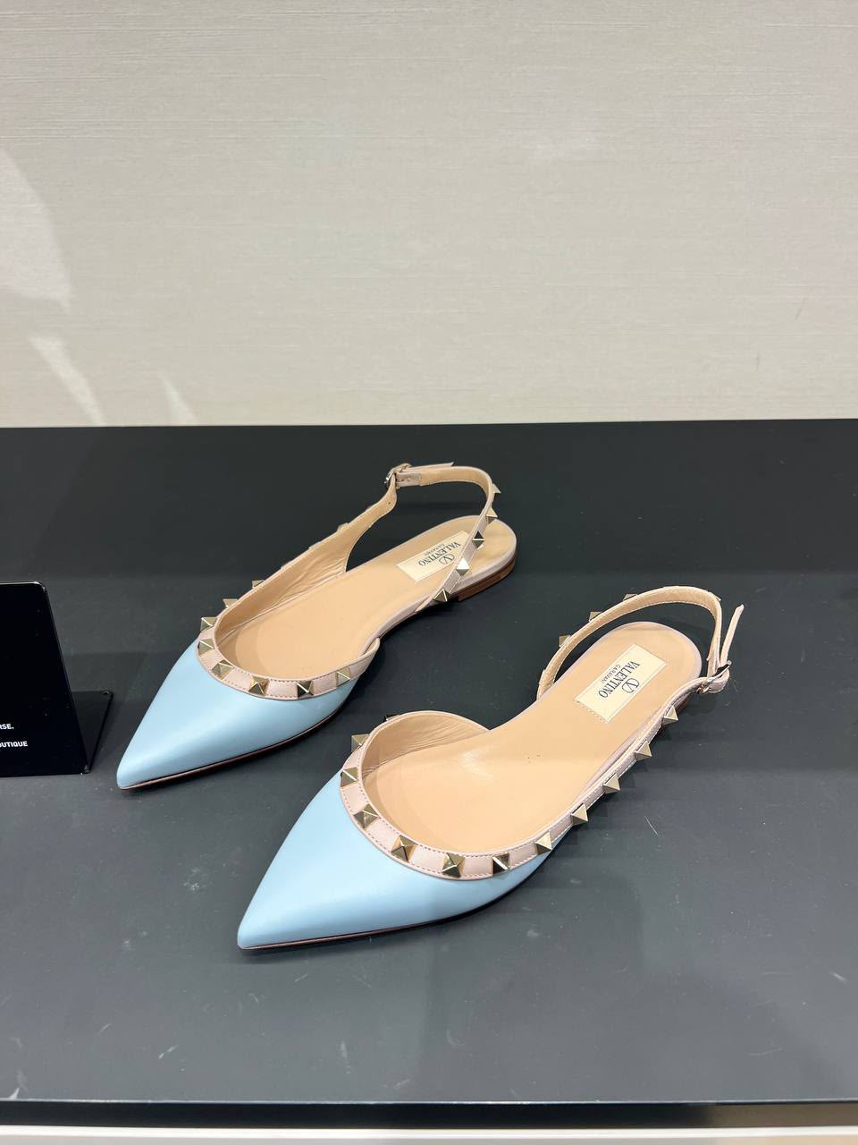 Rockstud Slingback Flat