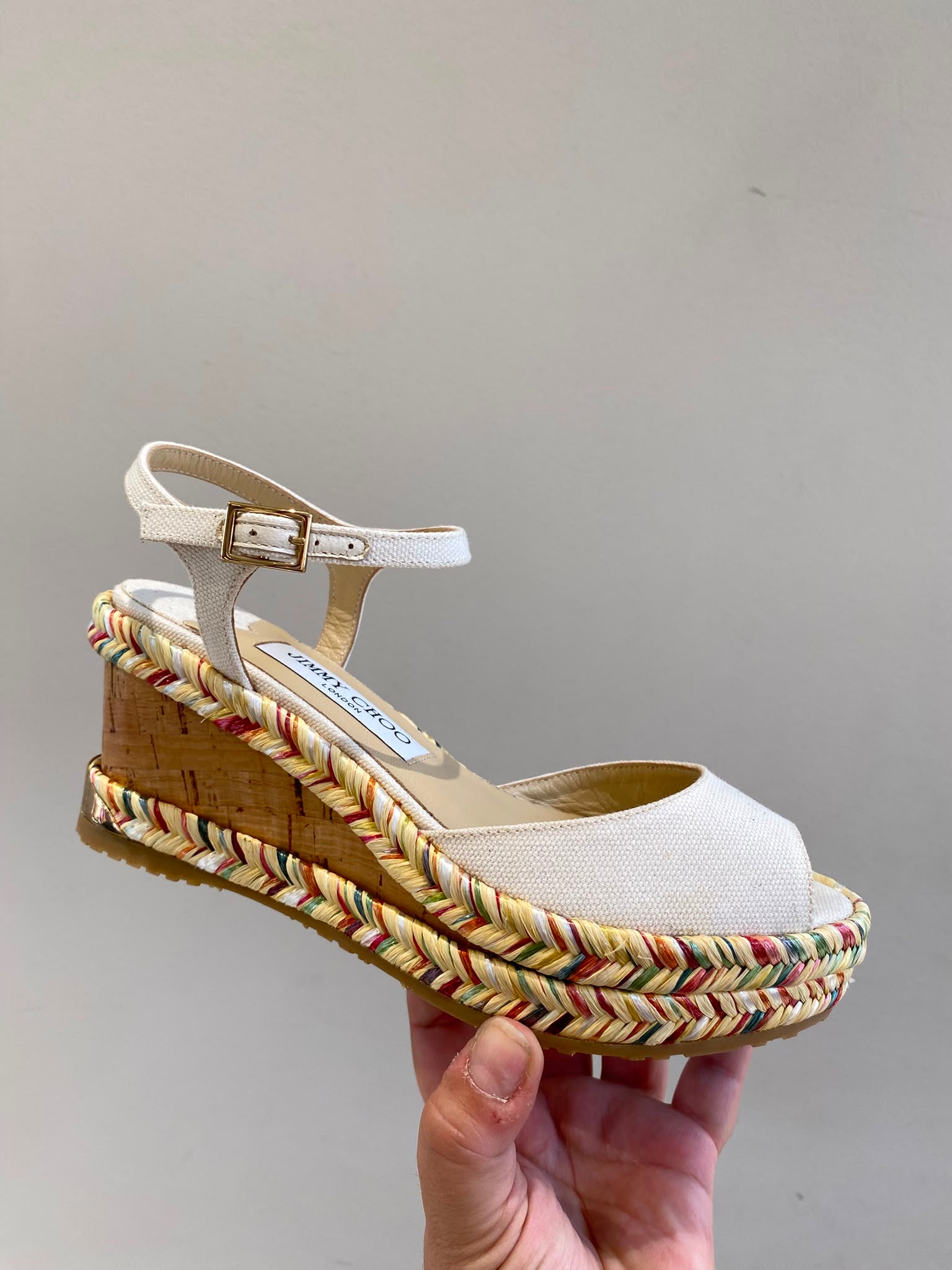 Dellena 100 Canvas Wedge Espadrilles