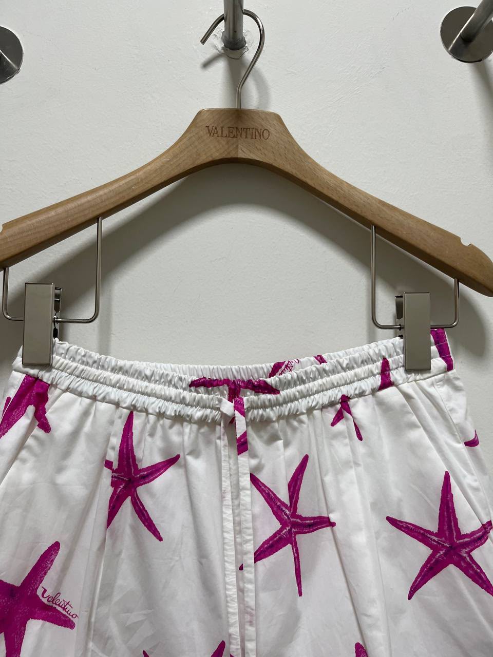 Starfish Print Cotton Shorts