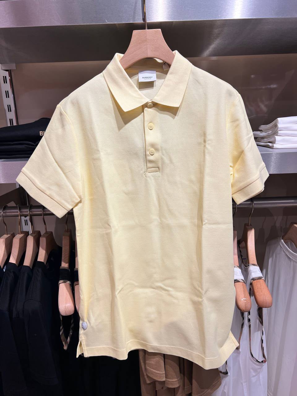 Polo Shirt with Vintage Check Placket