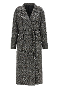 Check tweed coat