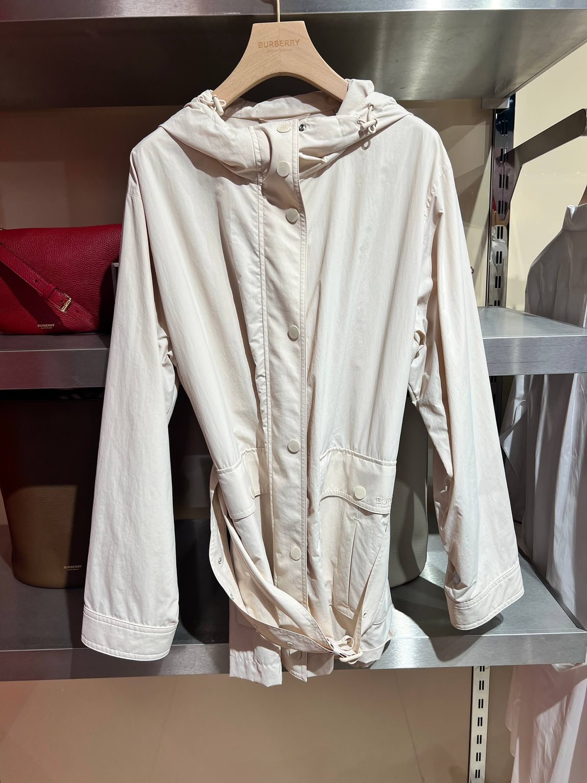 Hooded Belted Jacket