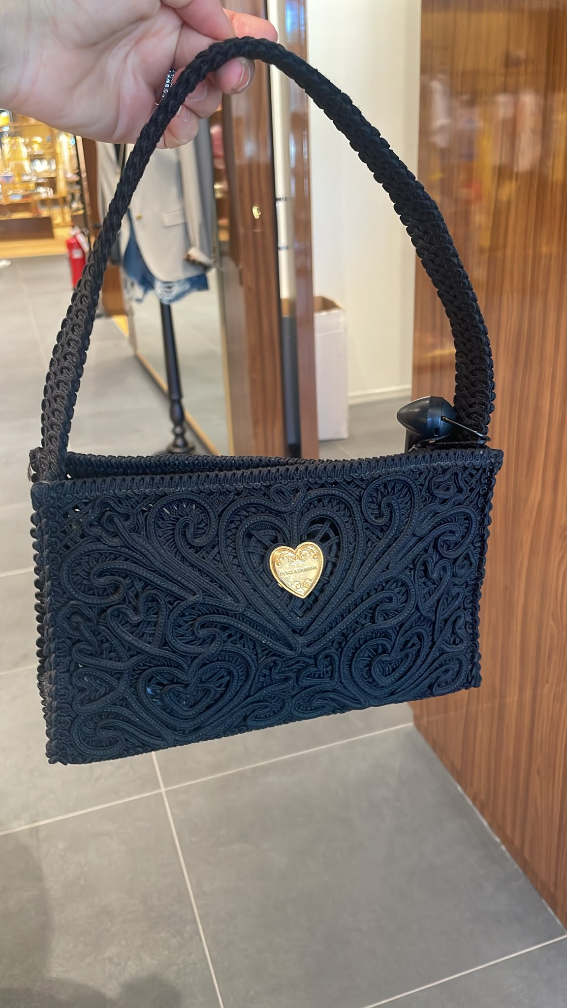 Devotion Small Shoulder Bag in Macramé