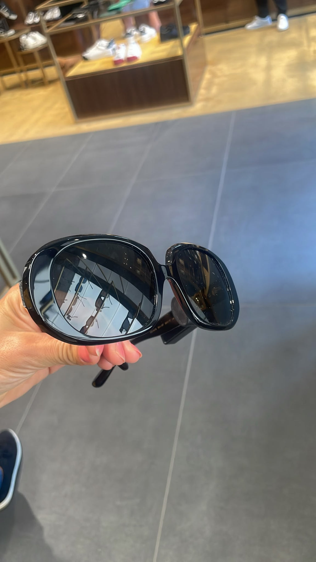 DG Logo Rectangular Sunglasses