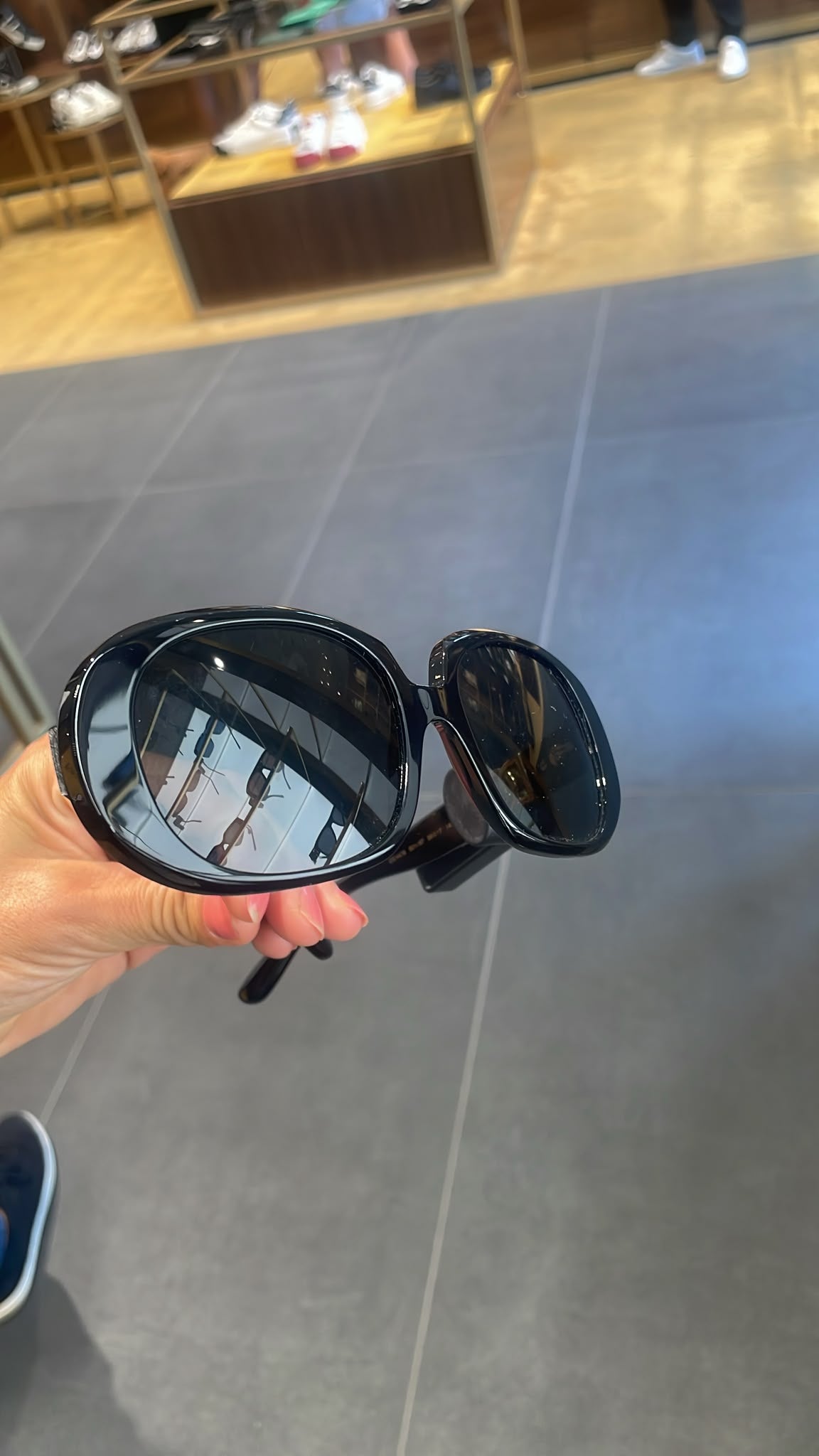 DG Logo Rectangular Sunglasses
