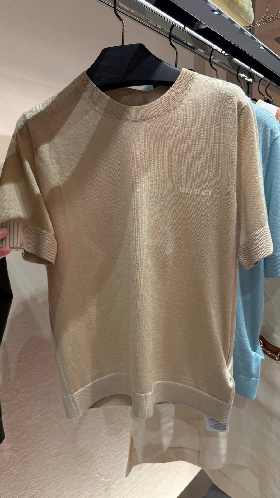 Cotton Knit T-Shirt
