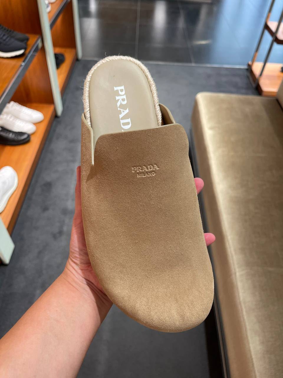 Suede Mules