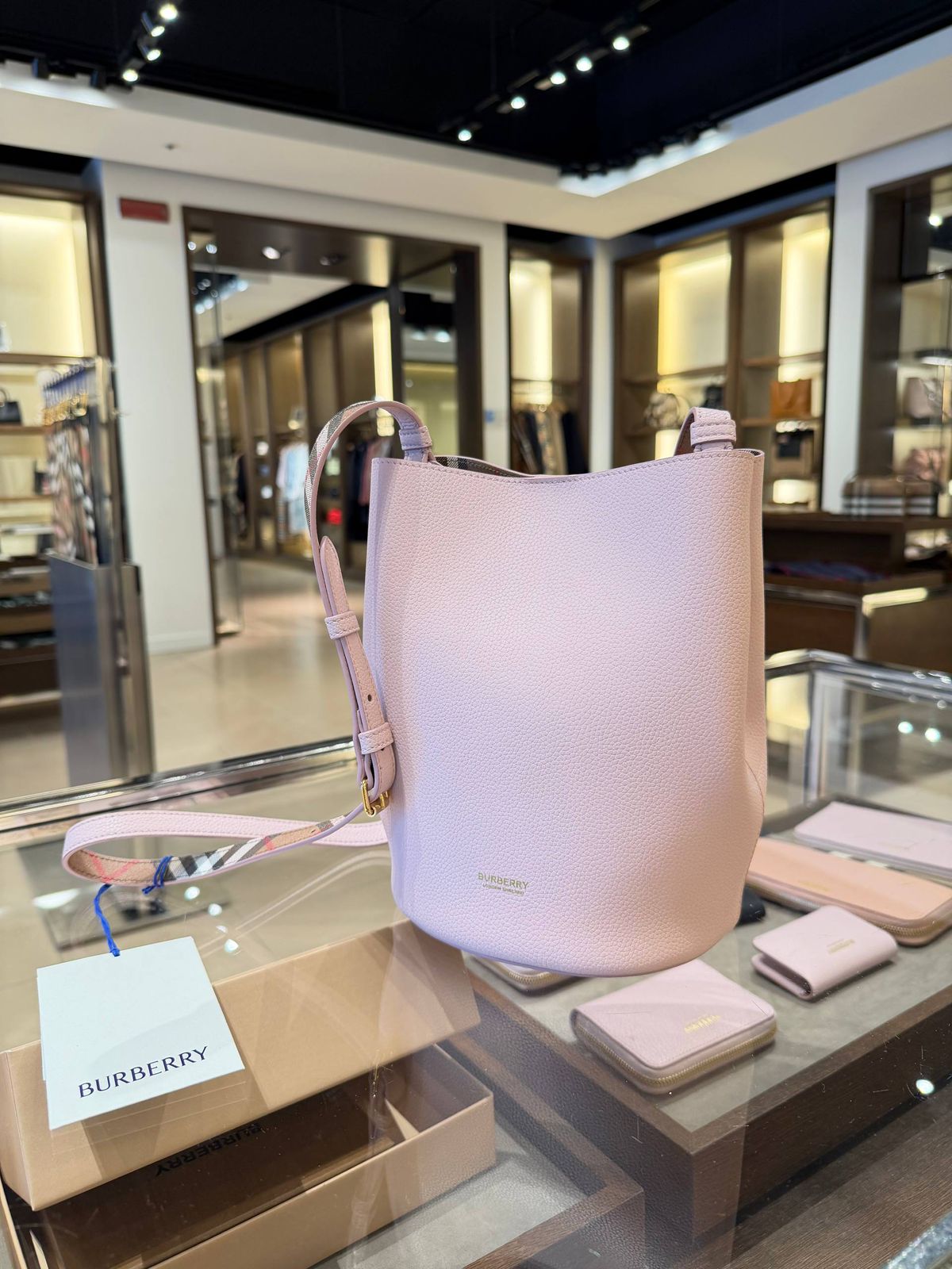 Small Leather Bucket Bag