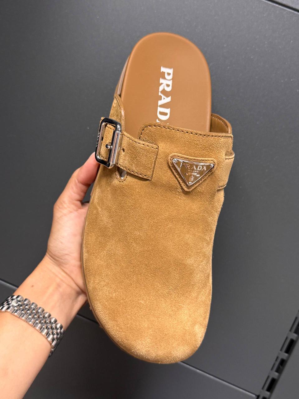Suede Mules