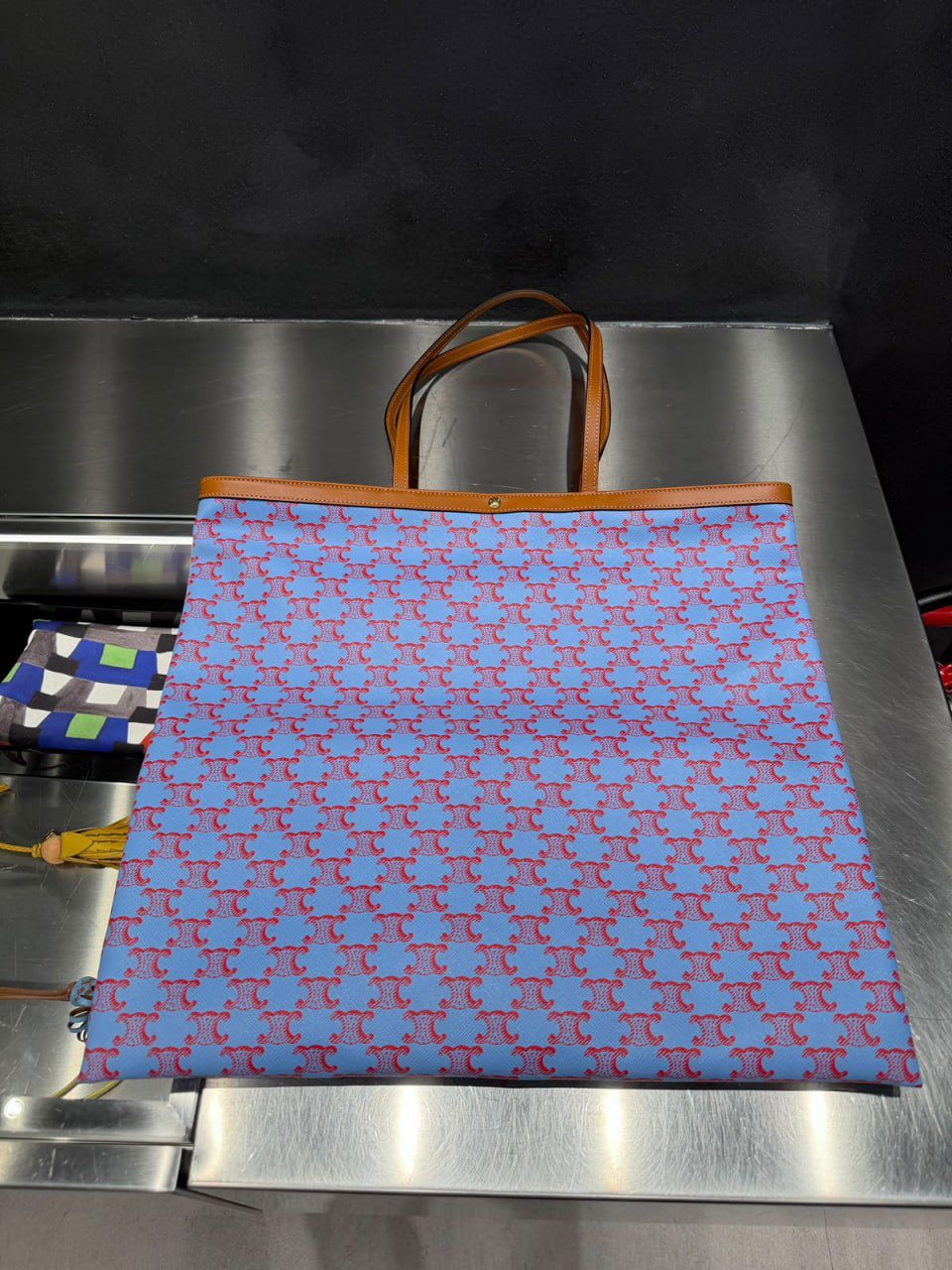 Large Cabas Tote in Triomphe Textile