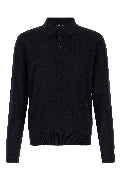 Virgin wool polo shirt