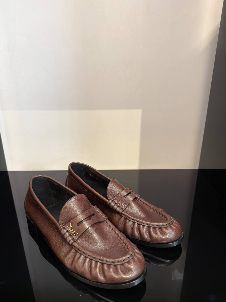 Le Loafer Penny Loafers in Grained Leather