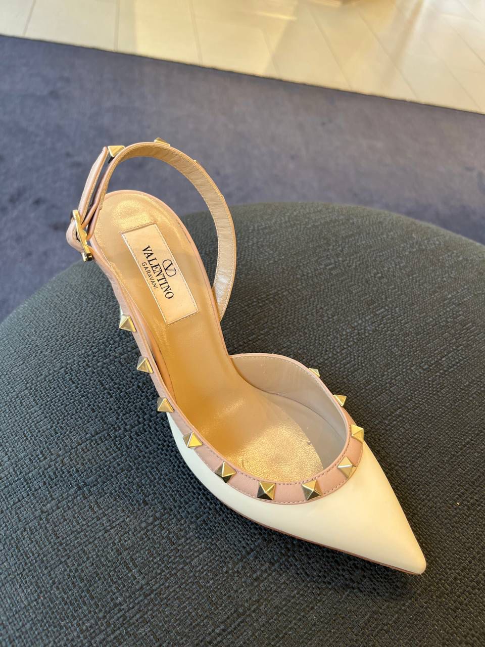Rockstud Slingback Pump
