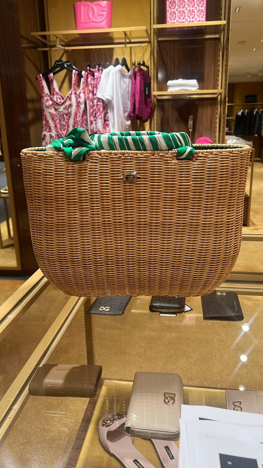 Woven Straw Tote Bag