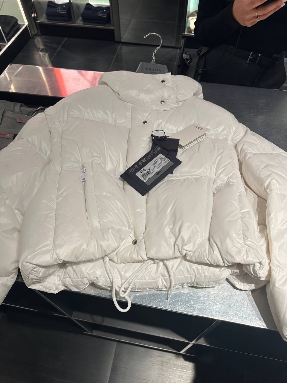 Shiny Nylon Puffer Jacket